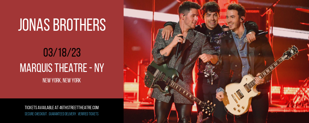 Jonas Brothers at Marquis Theatre